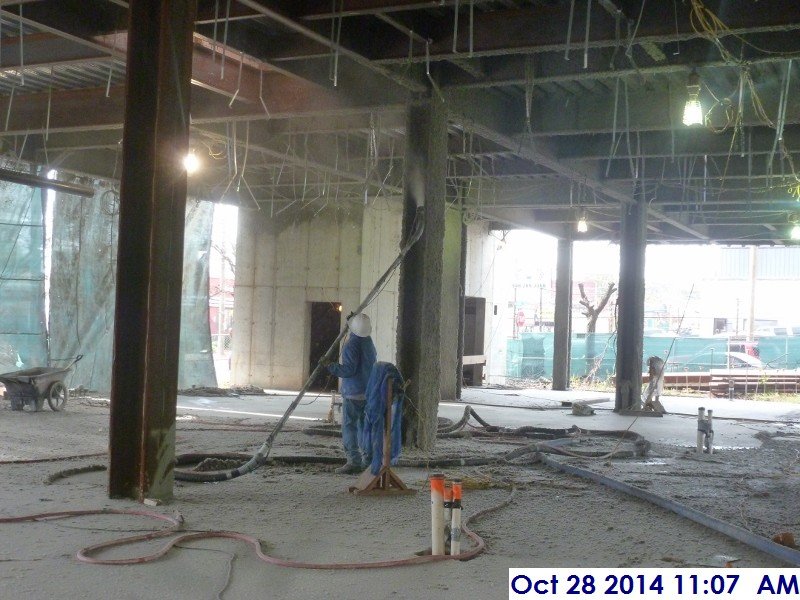 Continued fireproofing the 1st Floor Facing West (800x600) (2)
